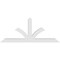 Ekena Millwork Richland Architectural Grade PVC Gable Bracket, 96"W x 40"H x 6"D x 6"F, 10/12 Pitch GBP096X40X0606RIC00 - alternate 3